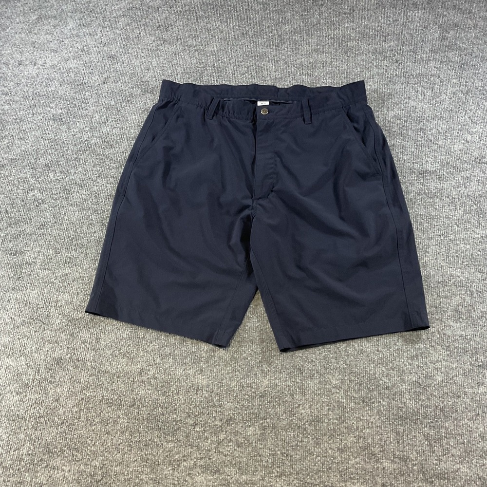 FootJoy Mens Golf Shorts Navy Blue Performance Stretch Flat Front Size 36